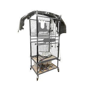 Workshop Trolley, Foldable, 2-shelves