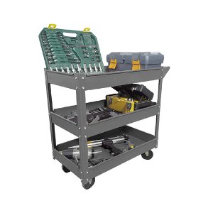 Tool Cart, Steel, 3-shelves