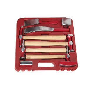 Auto Body Repair Kit, Wooden handles, 9pcs