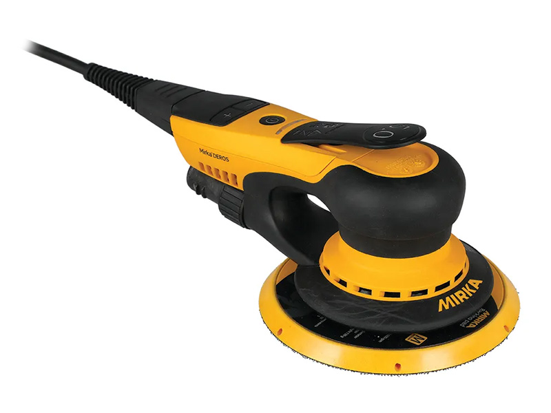Mirka DEROS 650CV sander 150mm 5mm orbit front view