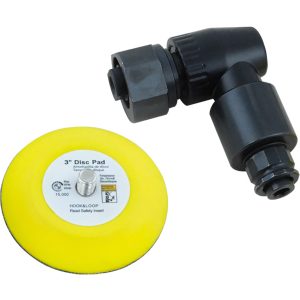 Hsutech angle orbital sander head with 3 inch sanding disc